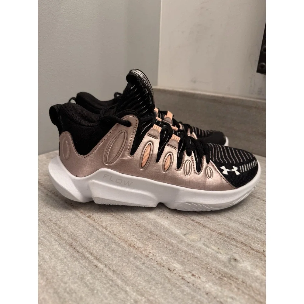 Under Armour Women's Flow Breakthru 4 Training Size 6.5 Black/Rose |3026641-003|